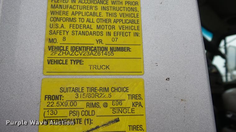 image for item J5729 2008 Sterling L9500 dump truck