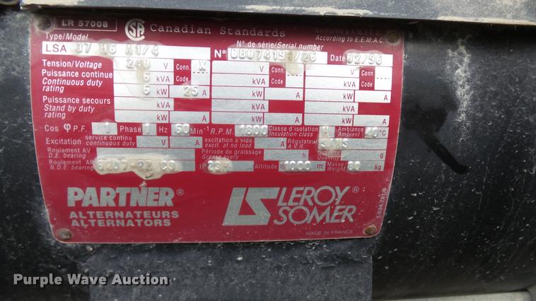 image for item J5737 1998 Amida AL4000 light plant