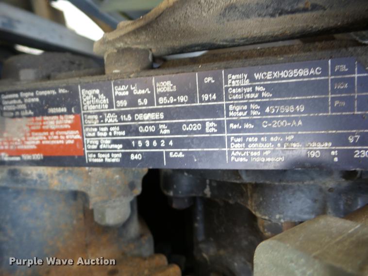 image for item J8701 1999 Ford F800 bucket truck