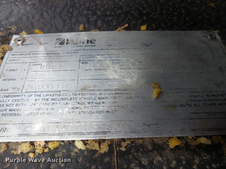 image for item K3087 2007 International 7400 refuse truck