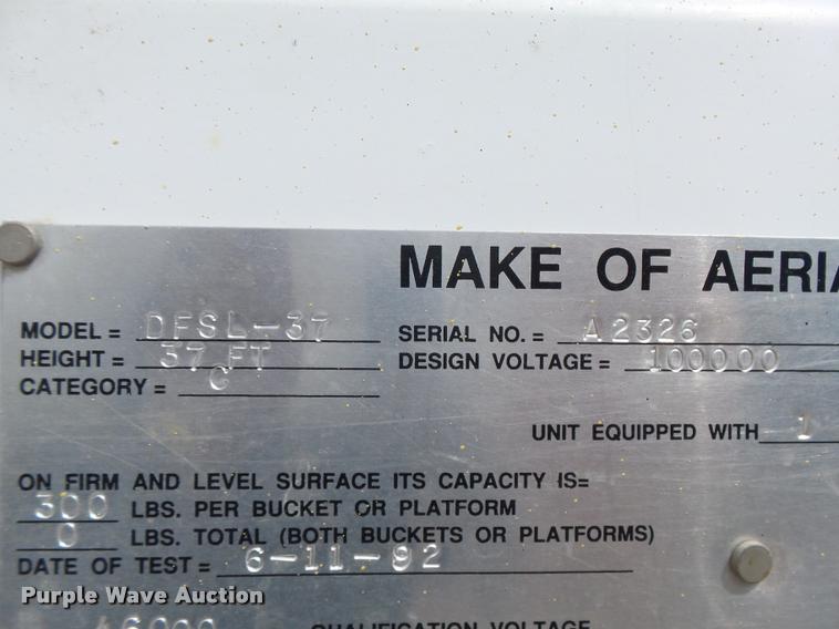 image for item K3088 Dur-a-lift DFSL-37 bucket attachment