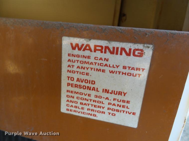 image for item K3427 1985 Generac 58368 generator