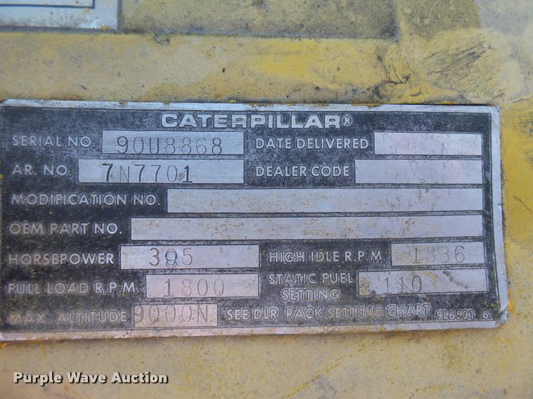 image for item K3429 1980 Caterpillar 250kW generator