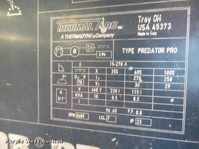 image for item K5549 Predator Pro welder