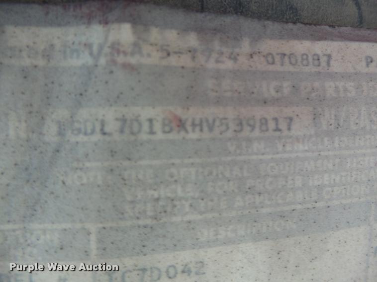 image for item K5556 1987 GMC C7D042 dump flatbed truck