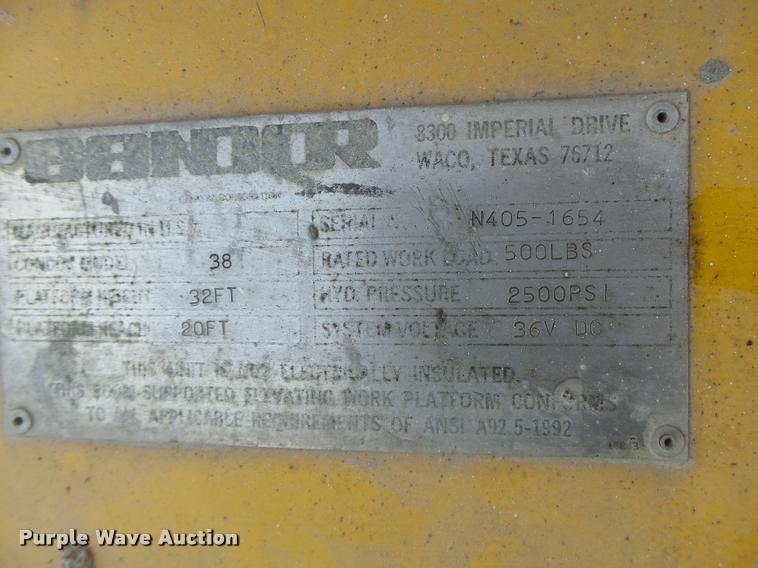 image for item K5557 Condor 38A boom lift