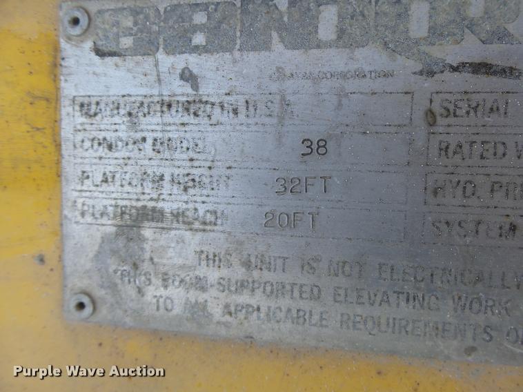 image for item K5557 Condor 38A boom lift