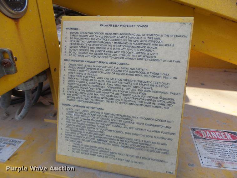 image for item K5557 Condor 38A boom lift