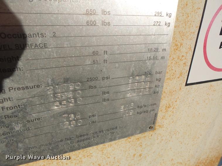 image for item K5558 Mark Lift CH60C boom lift