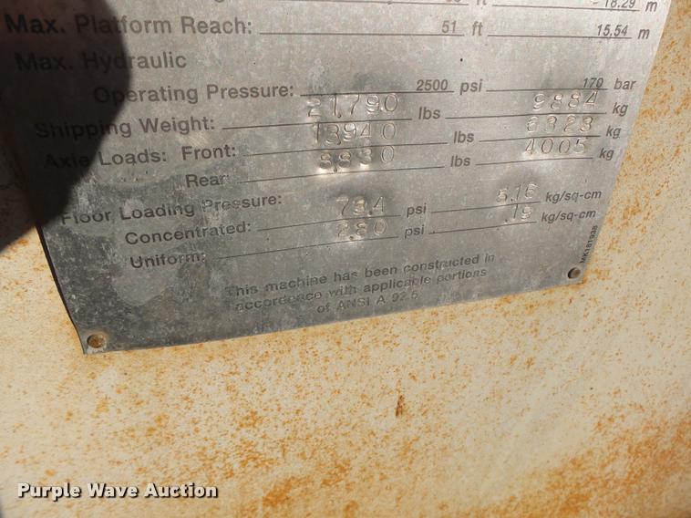 image for item K5558 Mark Lift CH60C boom lift