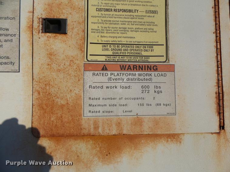 image for item K5558 Mark Lift CH60C boom lift