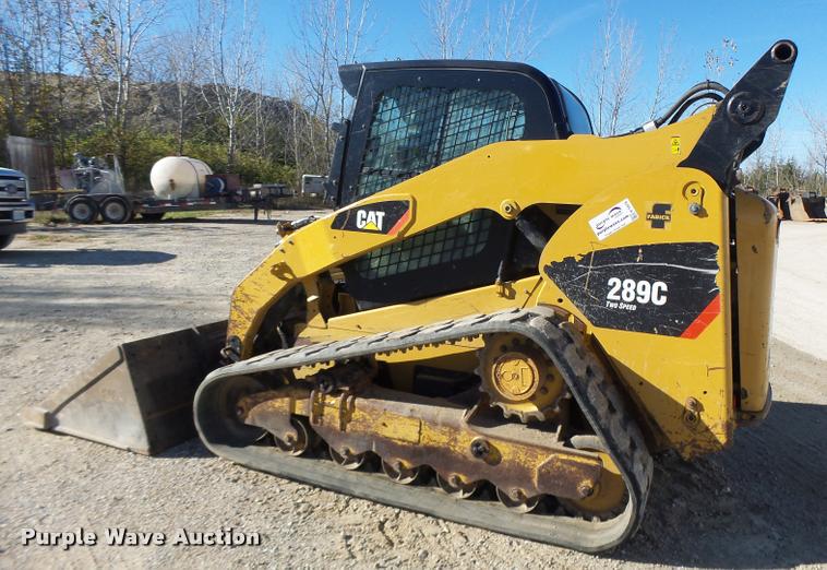 image for item K5578 2012 Caterpillar 289C skid steer