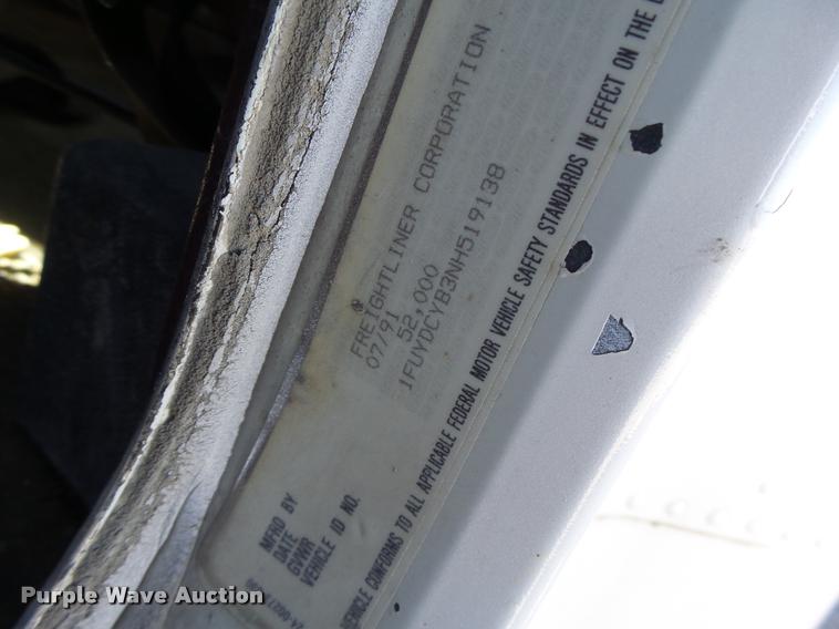 image for item K5582 1992 Freightliner FLD dump truck