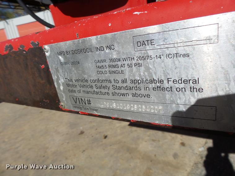 image for item K5586 2003 Dosko 510SD wood chipper