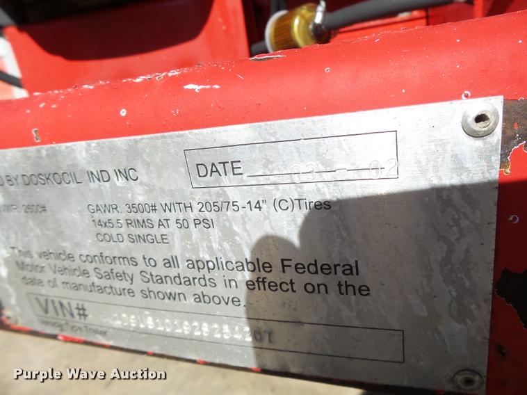 image for item K5586 2003 Dosko 510SD wood chipper