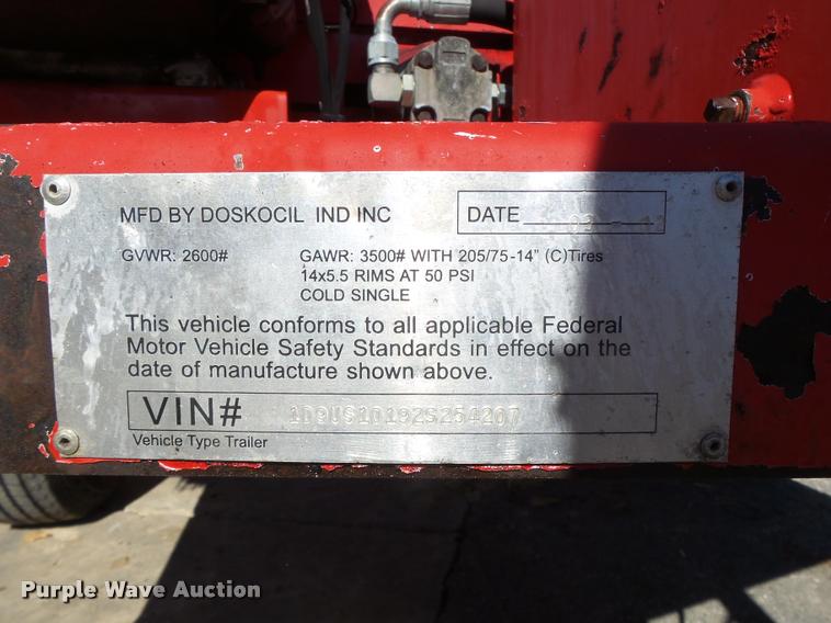 image for item K5586 2003 Dosko 510SD wood chipper