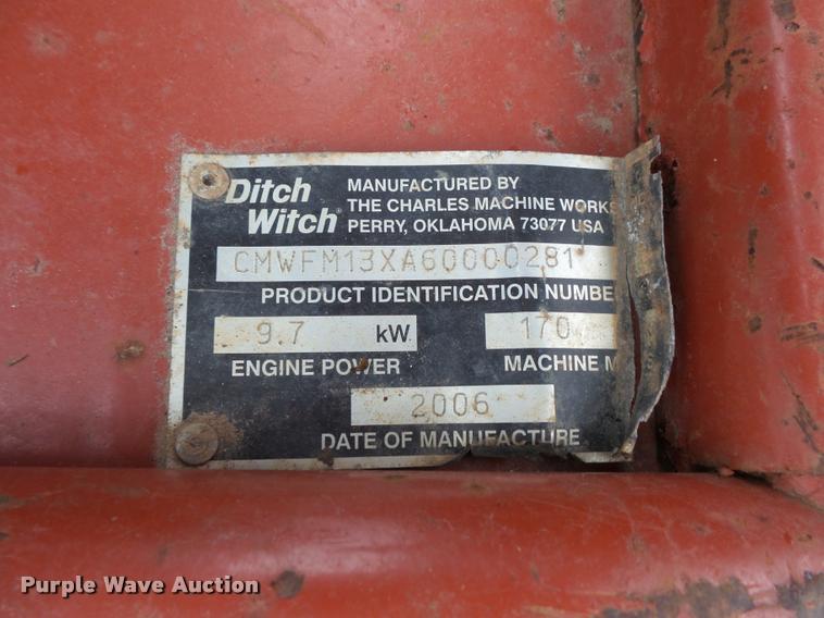 image for item L3556 2006 Ditch Witch FM13 mixer and pump