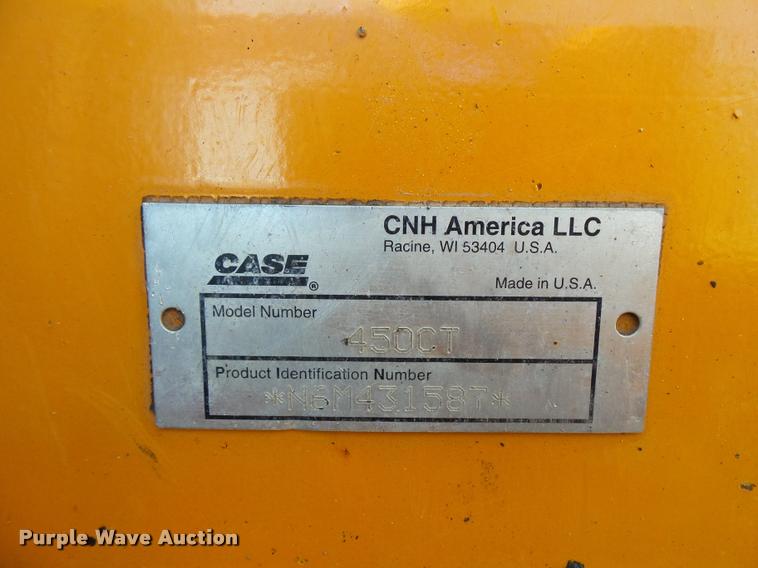 image for item L3568 2006 Case 450CT skid steer
