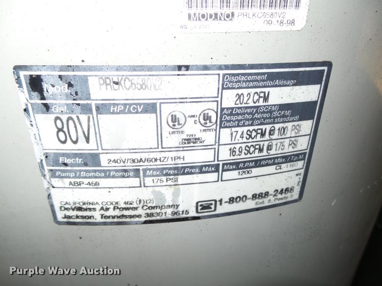 image for item L4168 1998 Pro Air air compressor