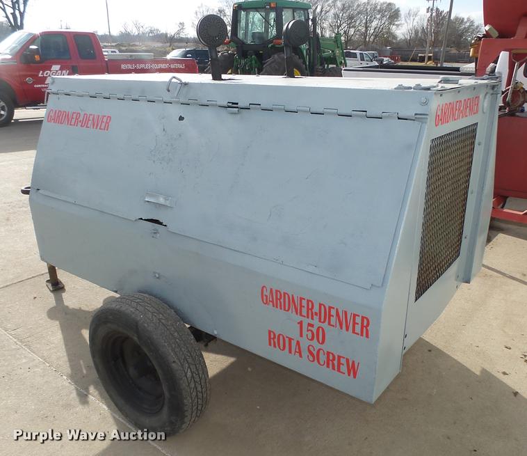 image for item L4188 1972 Gardner Denver 150 Rota Screw air compressor