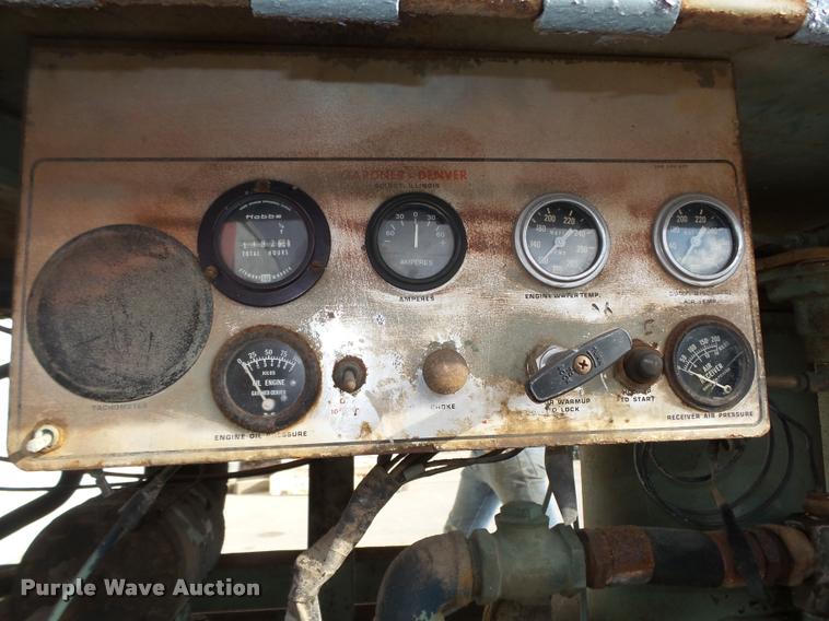 image for item L4188 1972 Gardner Denver 150 Rota Screw air compressor