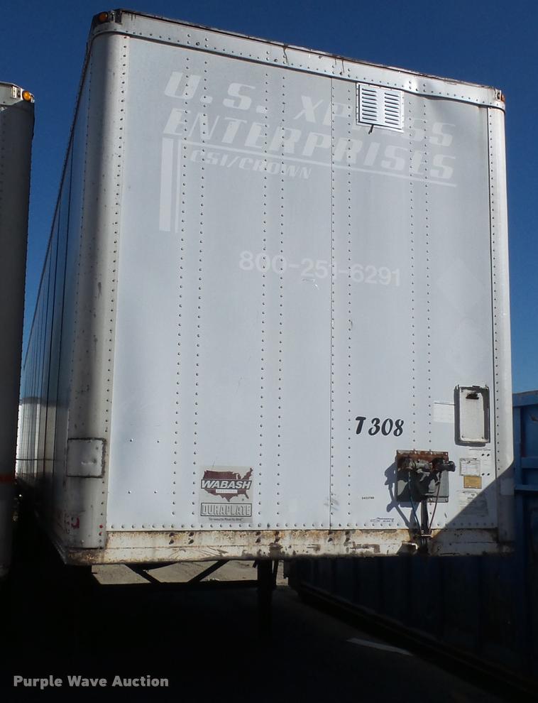 image for item BG9590 1999 Wabash Duraplate dry van trailer