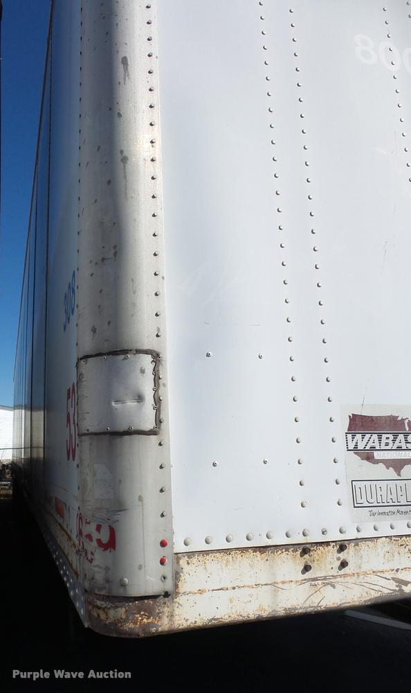 image for item BG9590 1999 Wabash Duraplate dry van trailer