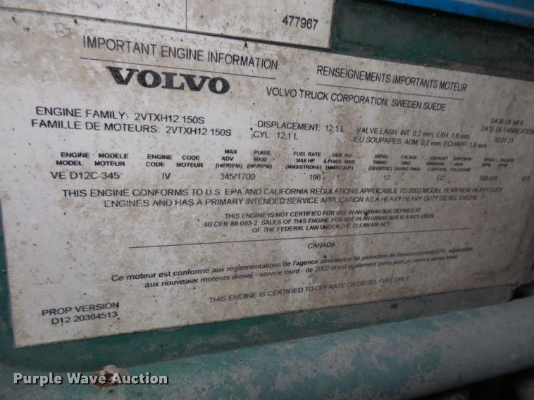 image for item DA3823 2003 Volvo VNM semi truck