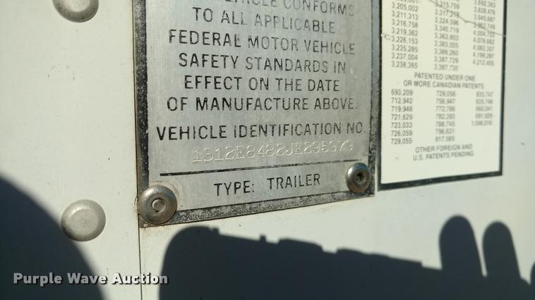 image for item DA4411 1988 Strick dry van trailer