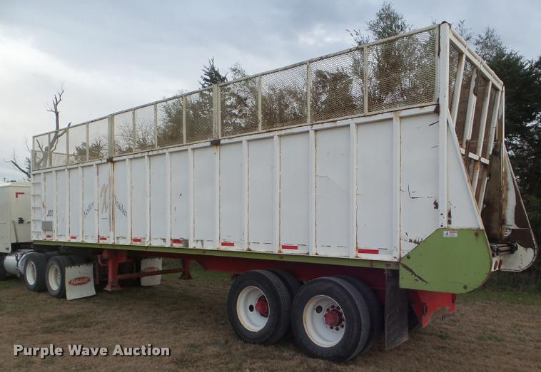 image for item DA5032 2006 Yellow X Trailers live bottom trailer