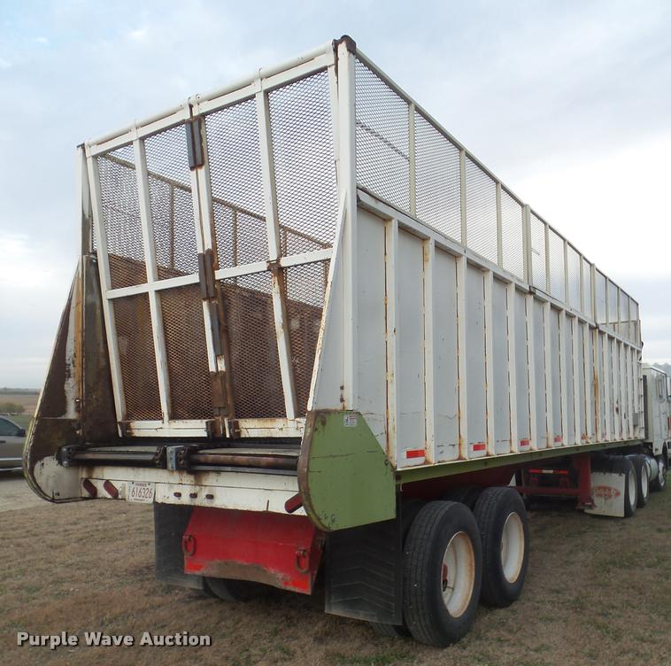 image for item DA5032 2006 Yellow X Trailers live bottom trailer