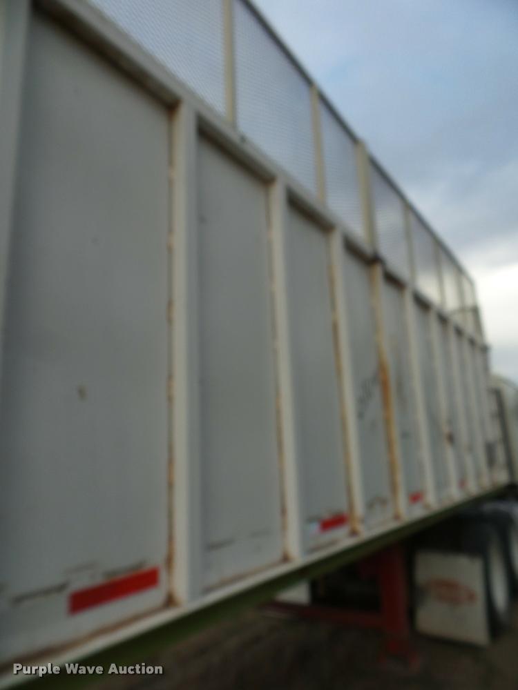 image for item DA5032 2006 Yellow X Trailers live bottom trailer