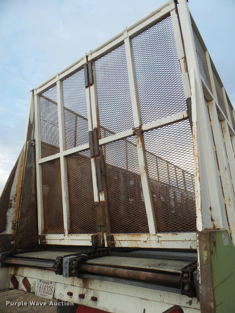 image for item DA5032 2006 Yellow X Trailers live bottom trailer