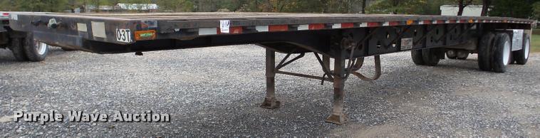 image for item DA8983 1995 Transcraft TL2000 W2 flatbed trailer