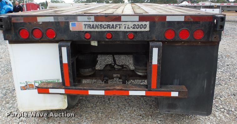image for item DA8983 1995 Transcraft TL2000 W2 flatbed trailer