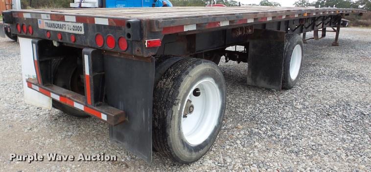 image for item DA8983 1995 Transcraft TL2000 W2 flatbed trailer