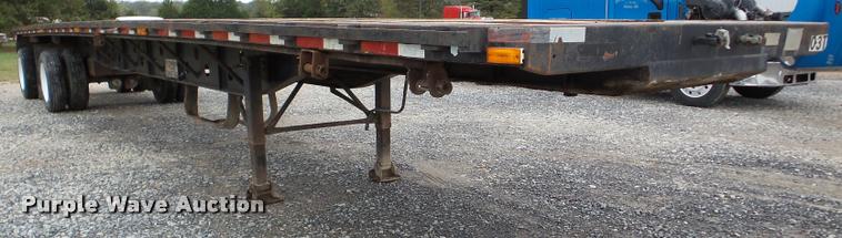 image for item DA8983 1995 Transcraft TL2000 W2 flatbed trailer