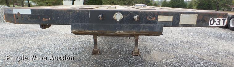 image for item DA8983 1995 Transcraft TL2000 W2 flatbed trailer