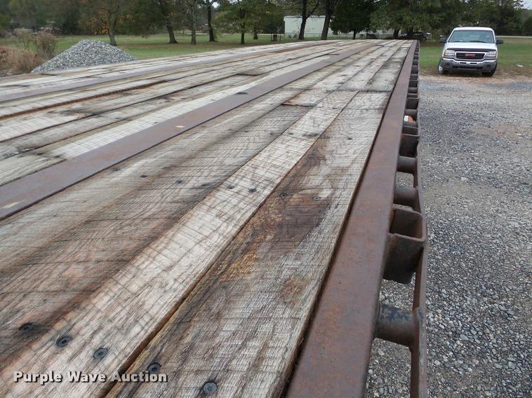 image for item DA8983 1995 Transcraft TL2000 W2 flatbed trailer