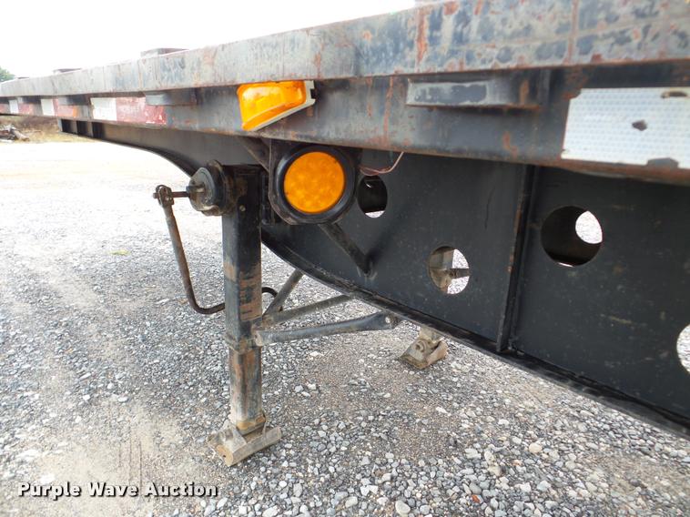image for item DA8983 1995 Transcraft TL2000 W2 flatbed trailer