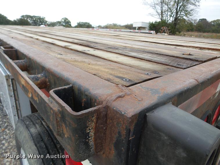 image for item DA8983 1995 Transcraft TL2000 W2 flatbed trailer