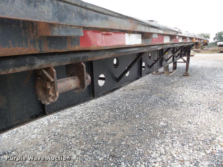 image for item DA8983 1995 Transcraft TL2000 W2 flatbed trailer