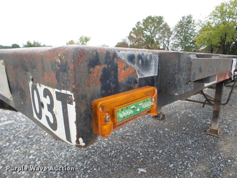 image for item DA8983 1995 Transcraft TL2000 W2 flatbed trailer