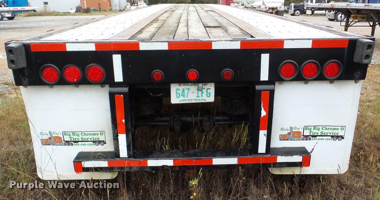 image for item DA8984 1997 Transcraft TL2000 W2 flatbed trailer