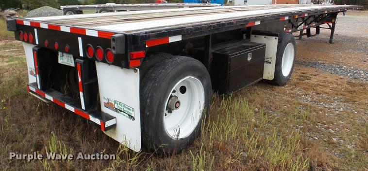 image for item DA8984 1997 Transcraft TL2000 W2 flatbed trailer