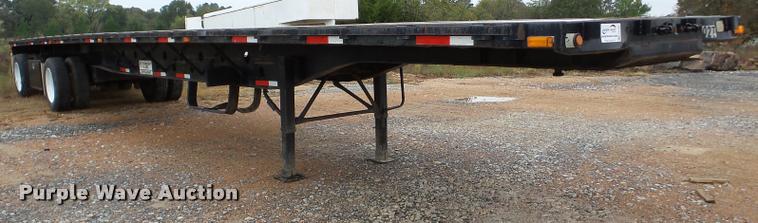 image for item DA8984 1997 Transcraft TL2000 W2 flatbed trailer
