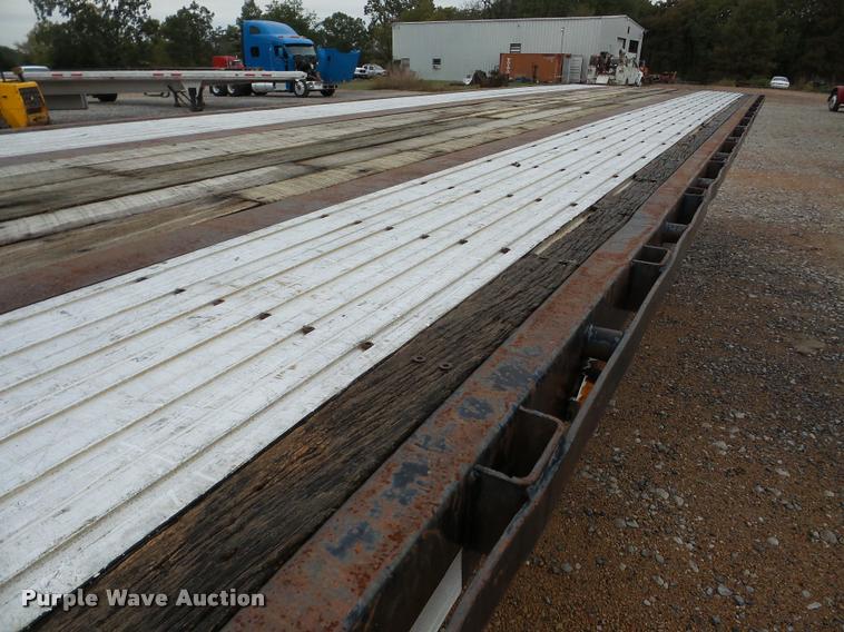 image for item DA8984 1997 Transcraft TL2000 W2 flatbed trailer