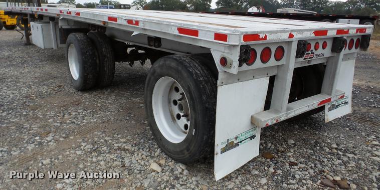 image for item DA8985 1995 Benson flatbed trailer