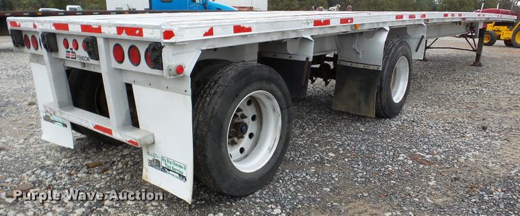 image for item DA8985 1995 Benson flatbed trailer