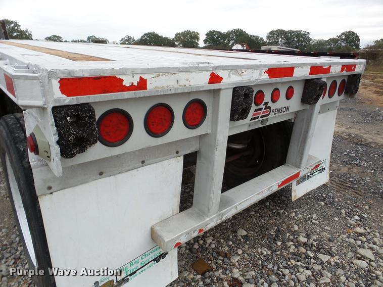 image for item DA8985 1995 Benson flatbed trailer